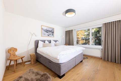 Modern crossing apartment facing Piz Rosatsch Apartment in Saint Moritz