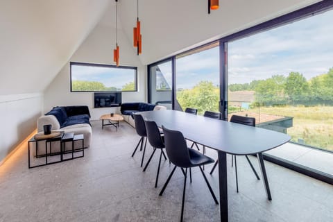 Natural landscape, Living room, Seating area, Dining area