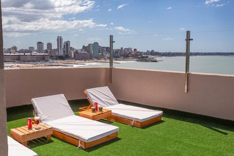 Bird's eye view, Balcony/Terrace, City view, Sea view