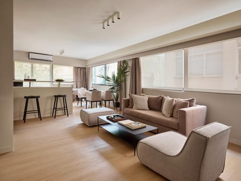 Living room, Seating area, Dining area