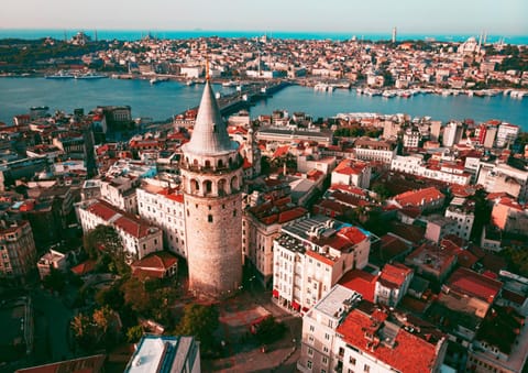 Property building, Nearby landmark, Day, Natural landscape, Bird's eye view, City view, Landmark view, Sea view, Location