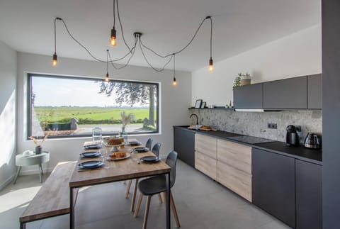 Kitchen or kitchenette, Dining area