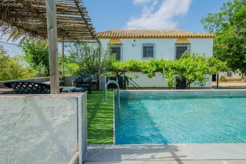 Property building, Living room, Swimming pool