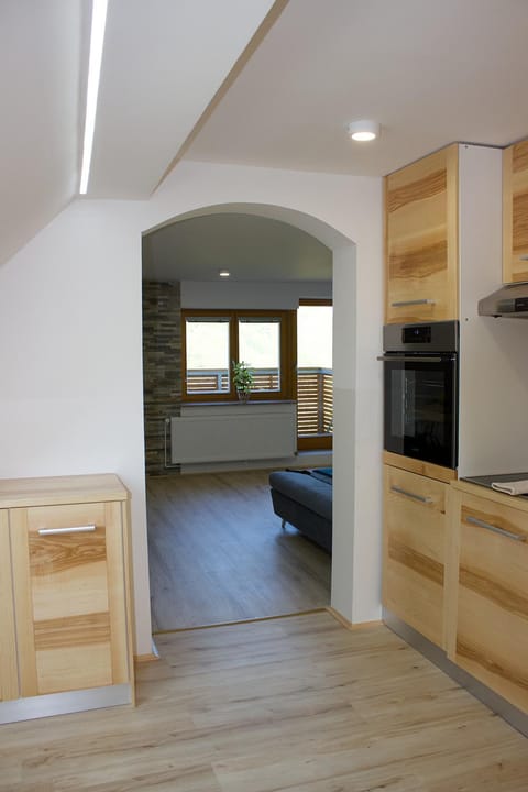 Kitchen or kitchenette, Living room