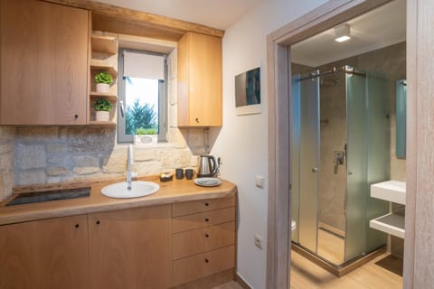 Shower, Toilet, Bathroom, Coffee/tea facilities, Kitchen or kitchenette, towels