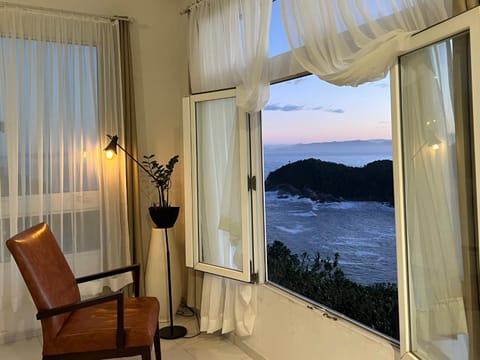 Natural landscape, View (from property/room), Bedroom, Mountain view, Sea view