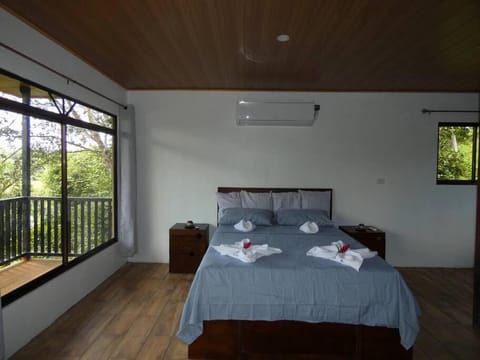 Bed, Balcony/Terrace, Bedroom, air conditioner
