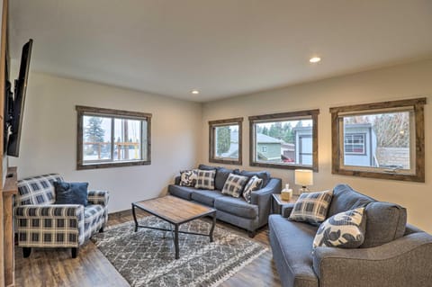 Newly Built Bigfork Gem about 1 Mi to Fish and Hike Apartment in Bigfork