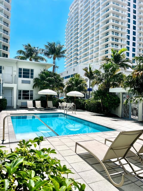 Property building, Pool view, Swimming pool