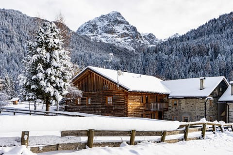 Property building, Winter, Mountain view