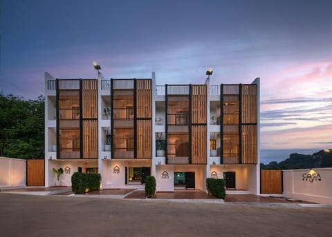 Property building, Nearby landmark, Sunset