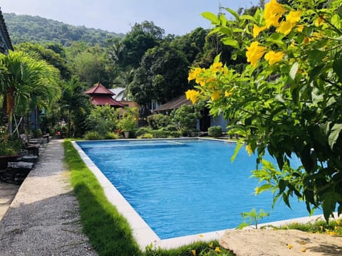 Property building, Day, Natural landscape, Swimming pool