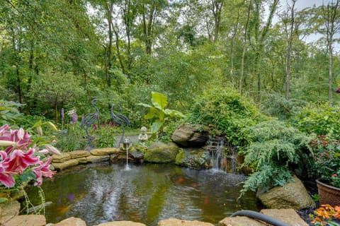 Family Home Swim Spa, Patios, Grill and Fire Pit House in Ohio