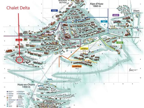 Chalet cosy à l'Alpe d'Huez pour 8 pers avec wifi - FR-1-645-14 Chalet in Huez