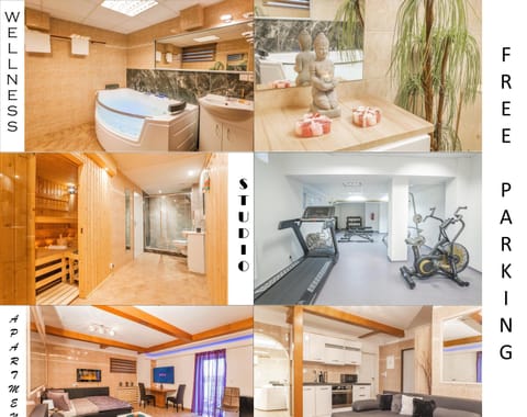Sauna, Spa and wellness centre/facilities, Fitness centre/facilities, Bedroom, kitchen