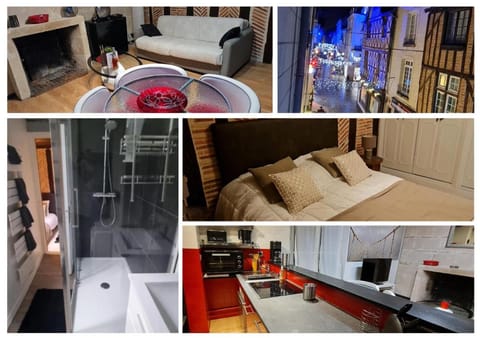 Shower, View (from property/room), Bedroom, flat iron, kitchen