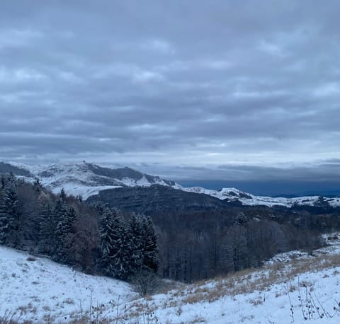 Natural landscape, Winter, Mountain view