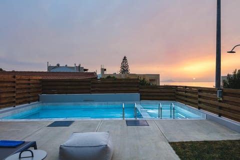Sea view, Swimming pool, Sunset