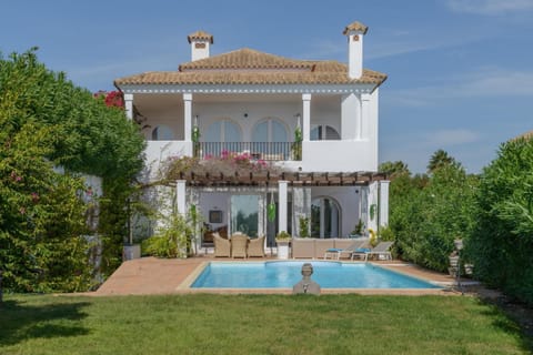 Property building, Living room, Swimming pool
