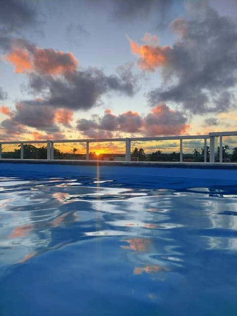 Swimming pool, Sunset
