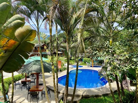 Patio, Day, Natural landscape, Garden, Garden view, Pool view, Swimming pool