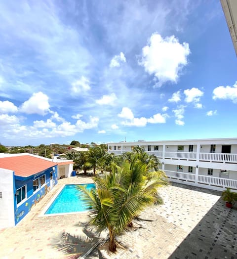 Property building, Pool view, Swimming pool