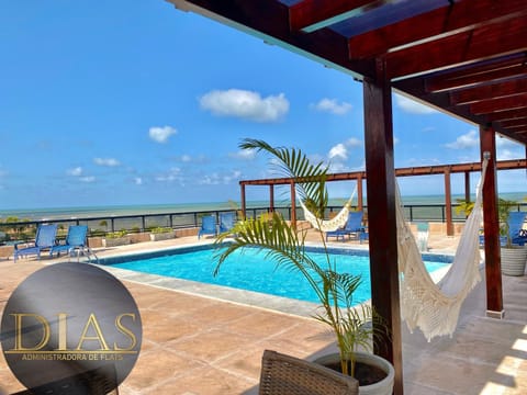 Natural landscape, Balcony/Terrace, Pool view, Sea view, Swimming pool, sunbed