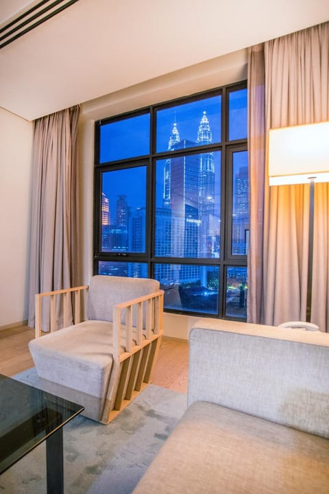 Living room, City view