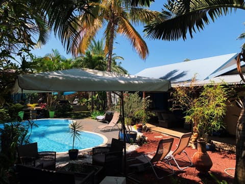 Garden, Swimming pool, sunbed