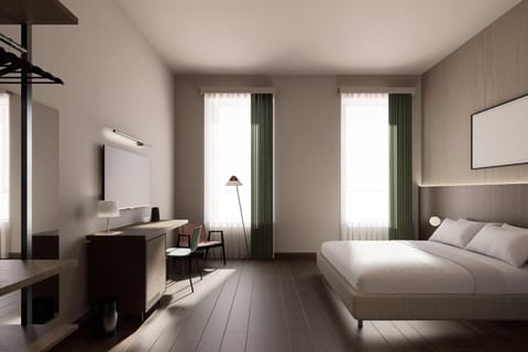 Photo of the whole room, Bedroom