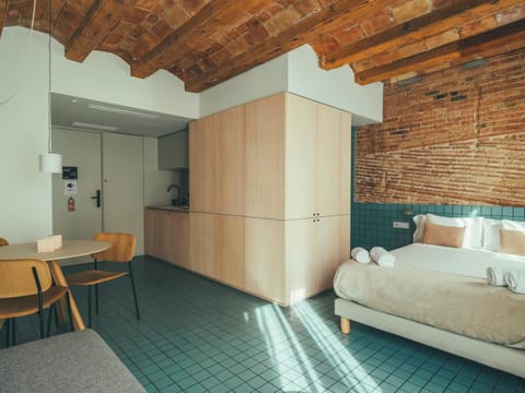 Bed, Living room, Photo of the whole room, Seating area, Bedroom, wardrobe