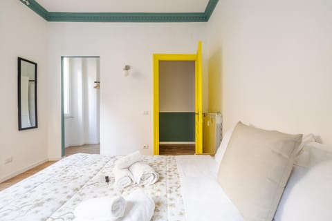 Bed, Photo of the whole room, Bedroom, towels, wardrobe