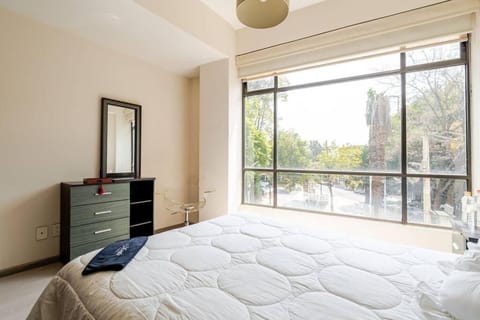 Bed, View (from property/room), Photo of the whole room, Bedroom, City view