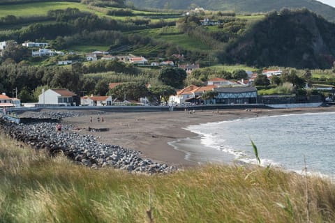 Natural landscape, Beach, Mountain view, Sea view