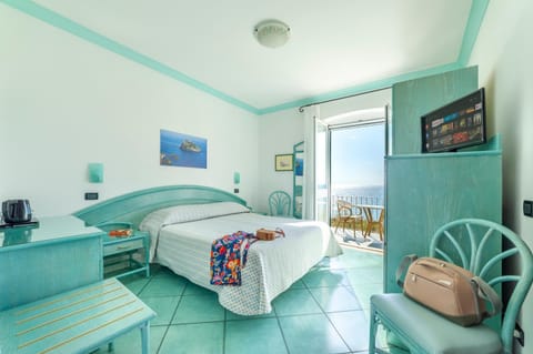 View (from property/room), Photo of the whole room, Bedroom, Sea view