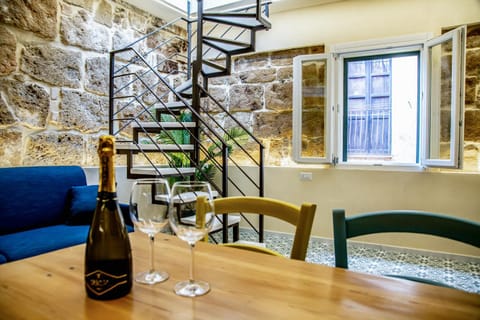 Living room, kitchen