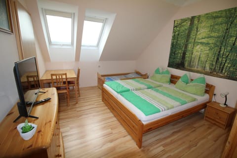 Bed, TV and multimedia, Photo of the whole room, Bedroom