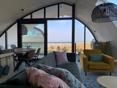 Living room, Seating area, Sea view