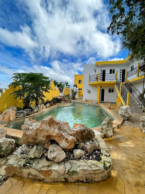 Natural landscape, Pool view, Swimming pool