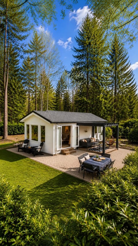 Property building, Garden