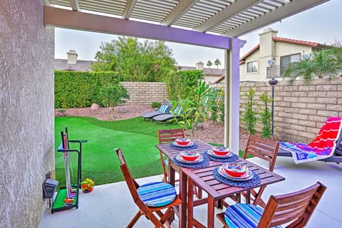 Pet-Friendly La Quinta Gem with Pool and Yard Games House in La Quinta