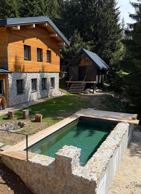 Natural landscape, Garden, Garden view, Pool view, Swimming pool