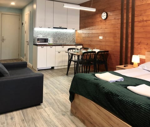 Kitchen or kitchenette, Living room, Photo of the whole room, Dining area, minibar, stove