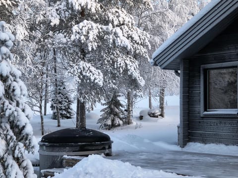 Hietavilla Pläk- Hot tube - Sauna - Fireplace - 11kW EV-refuel - Landscape view - Silence - Free WiFi Villa in Lapland