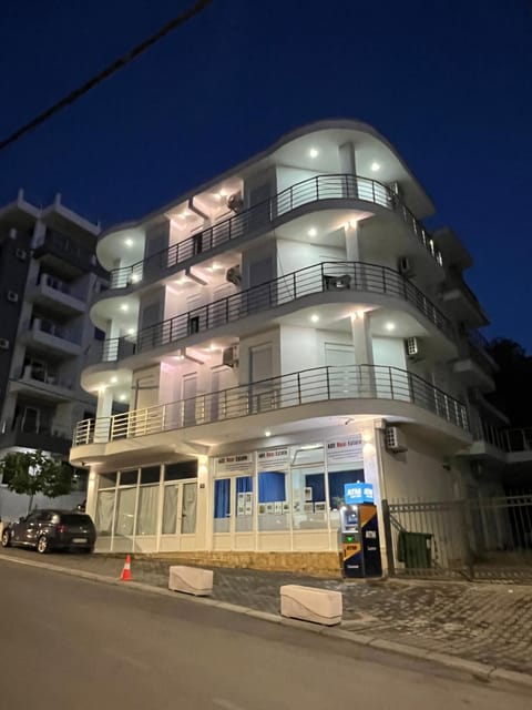 Property building, Night, Street view, Location, Parking