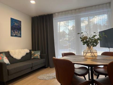 Living room, Seating area, Dining area