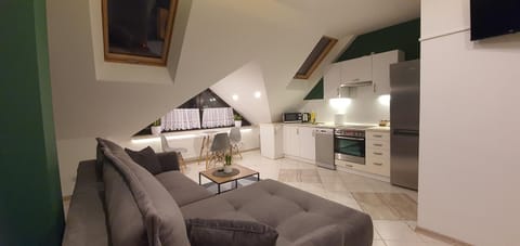 TV and multimedia, Kitchen or kitchenette, Living room, Seating area, Dining area, stove