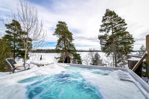 Natural landscape, Winter, Hot Tub