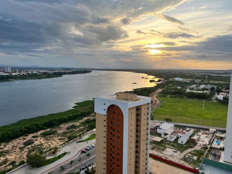 City view, River view, Sunset