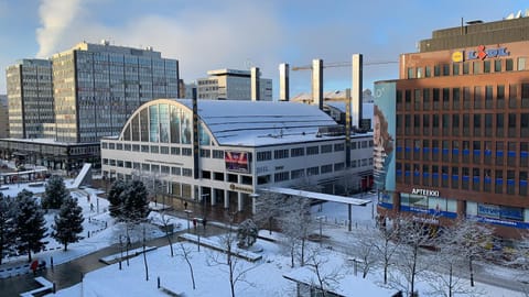 Nearby landmark, Neighbourhood, Winter, City view, Street view